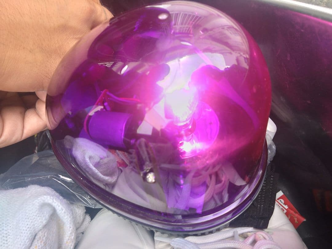 激レア希少廃盤当時物ムラ灯パトライトcbxjgsゼファー回転灯