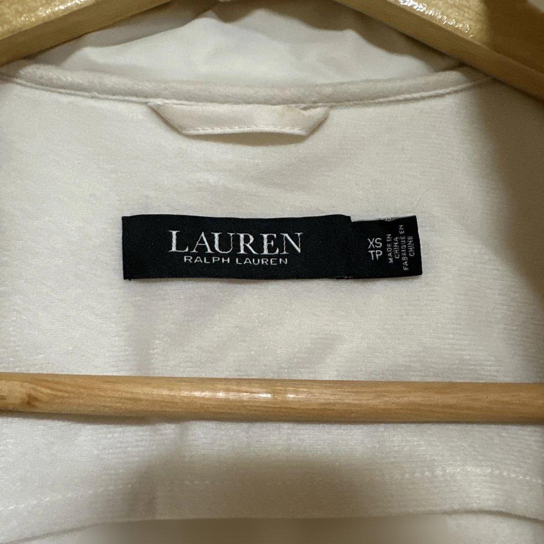 ラルフローレン　フード付きモッズコート　ホワイトアウター