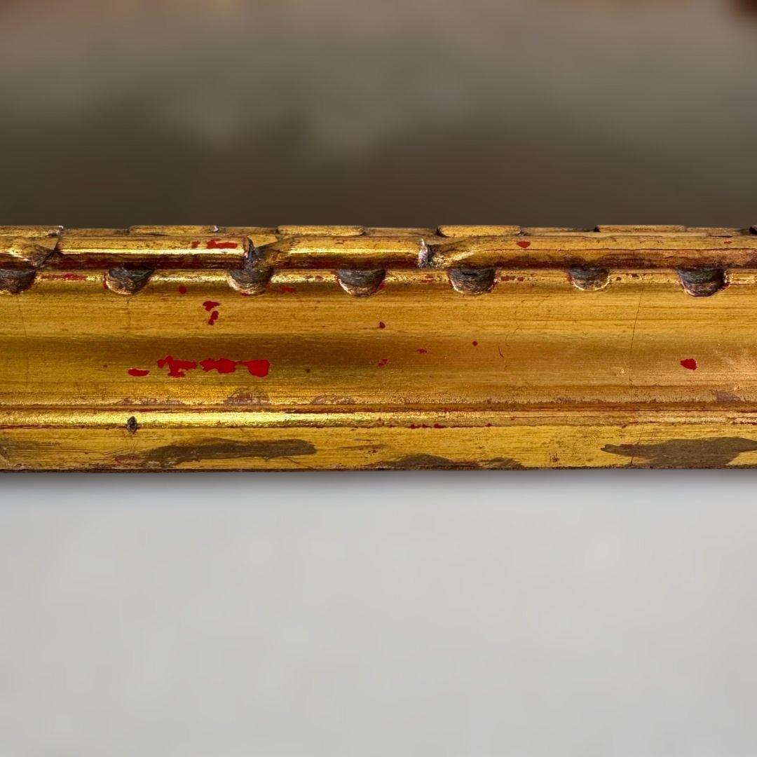 富士山 立体金属アート アンティーク調 金色木製額