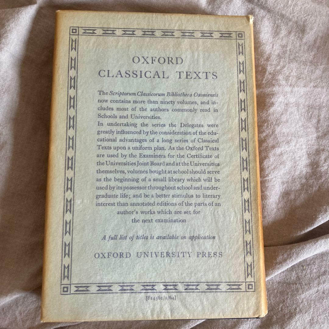 洋書 Plotini Opera (Oxford Classical Texts)