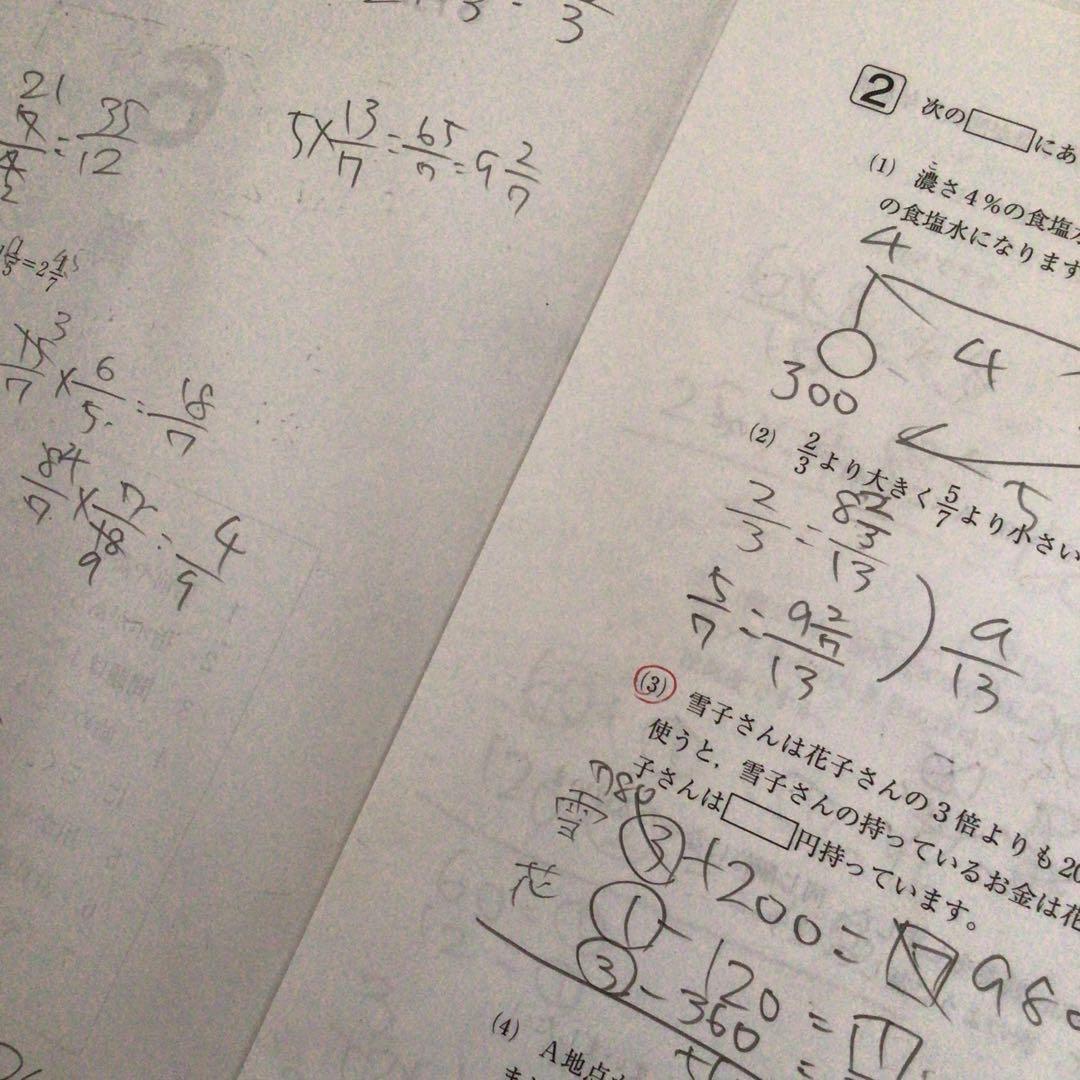 サピックス　6年　8月度入室・マンスリー実力テスト　原本　2020年8月