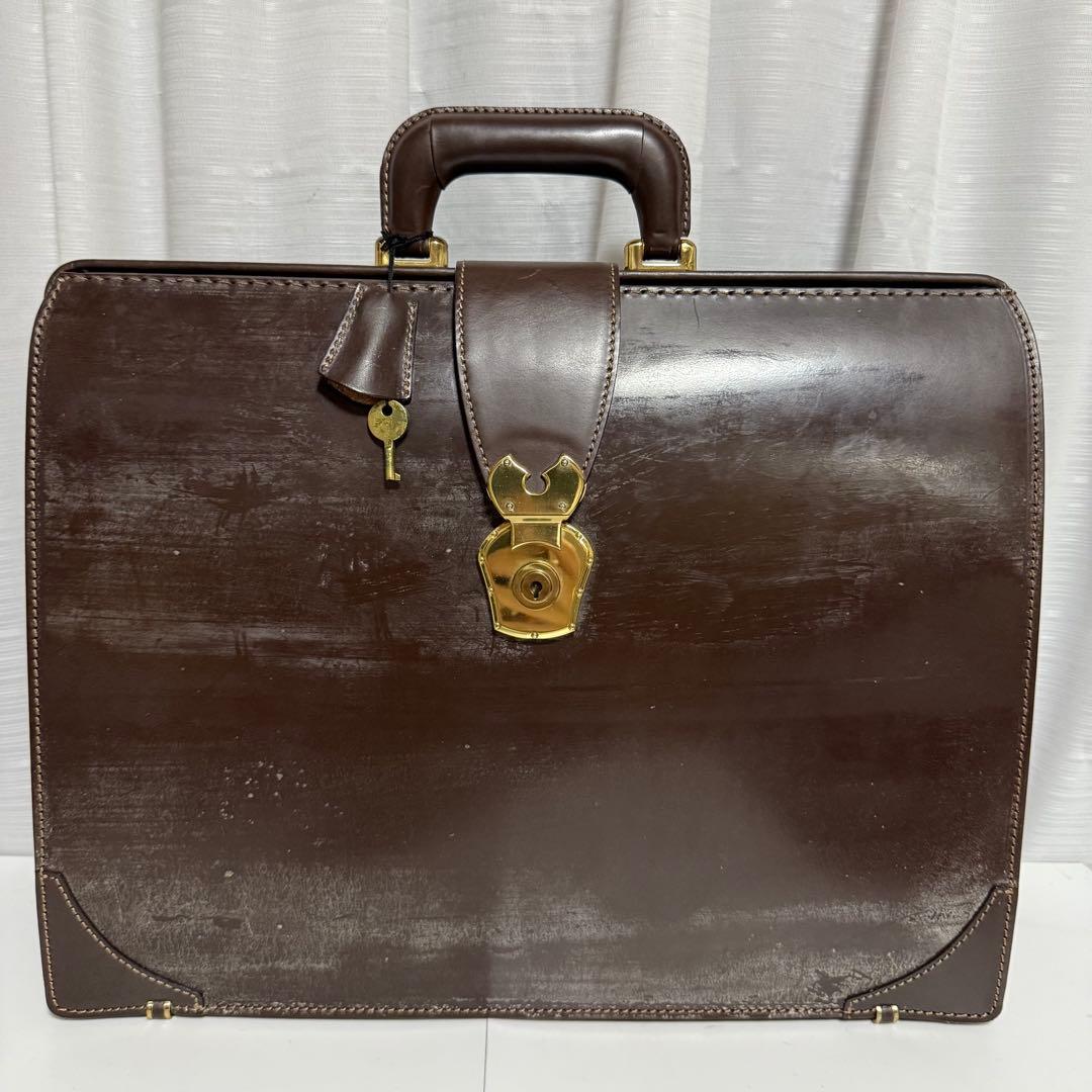 ⭐️未使用⭐️　土屋鞄　ダレスバッグ　ブライドルレザー　ブラウン　ハンドバッグ
