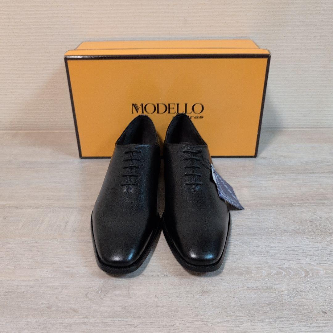 新品未使用★MODELLO ドレスシューズ DM8705 25.5cm ブラック