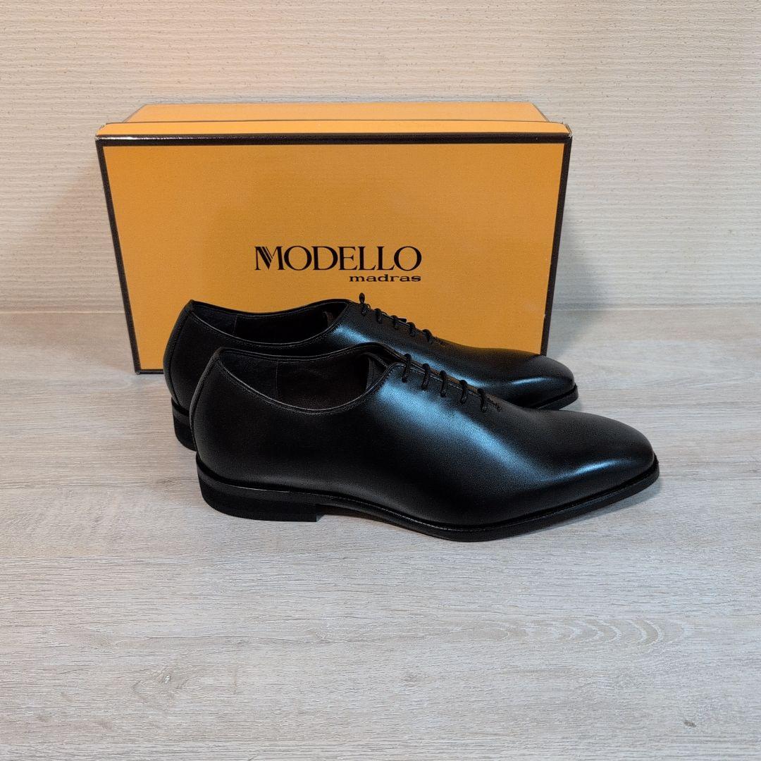 新品未使用★MODELLO ドレスシューズ DM8705 25.5cm ブラック