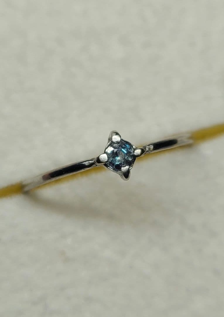 美しいカラーチェンジ!!!★ブラジルアレキサンドライトPt900リング★