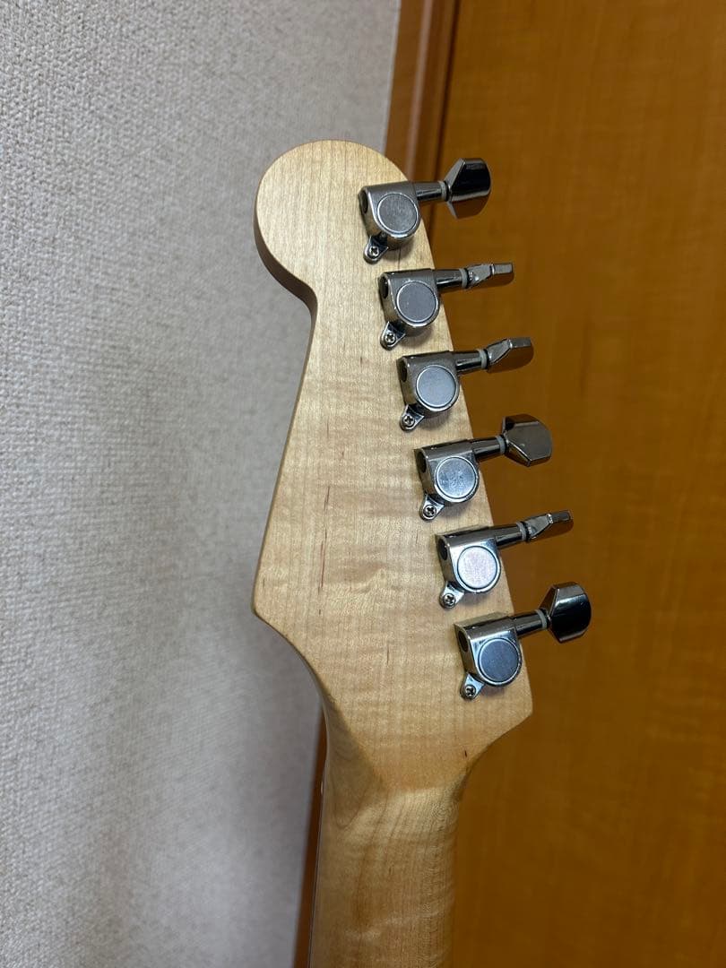 SELDERストラトキャスタータイプ黒 シングルコイル