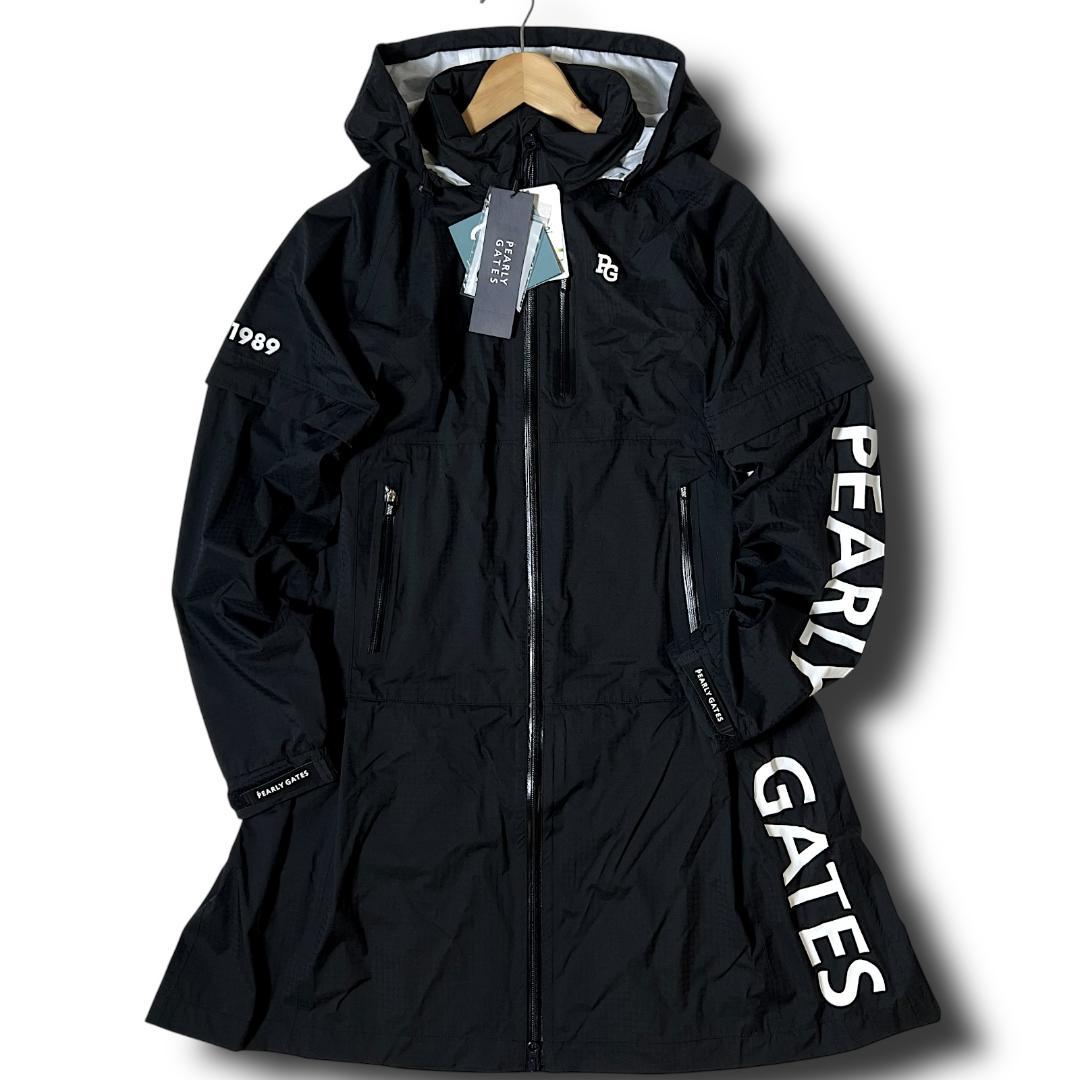 ブラック 定価4.6万 パーリーゲイツ レインジャケット ワンピース ブラック
