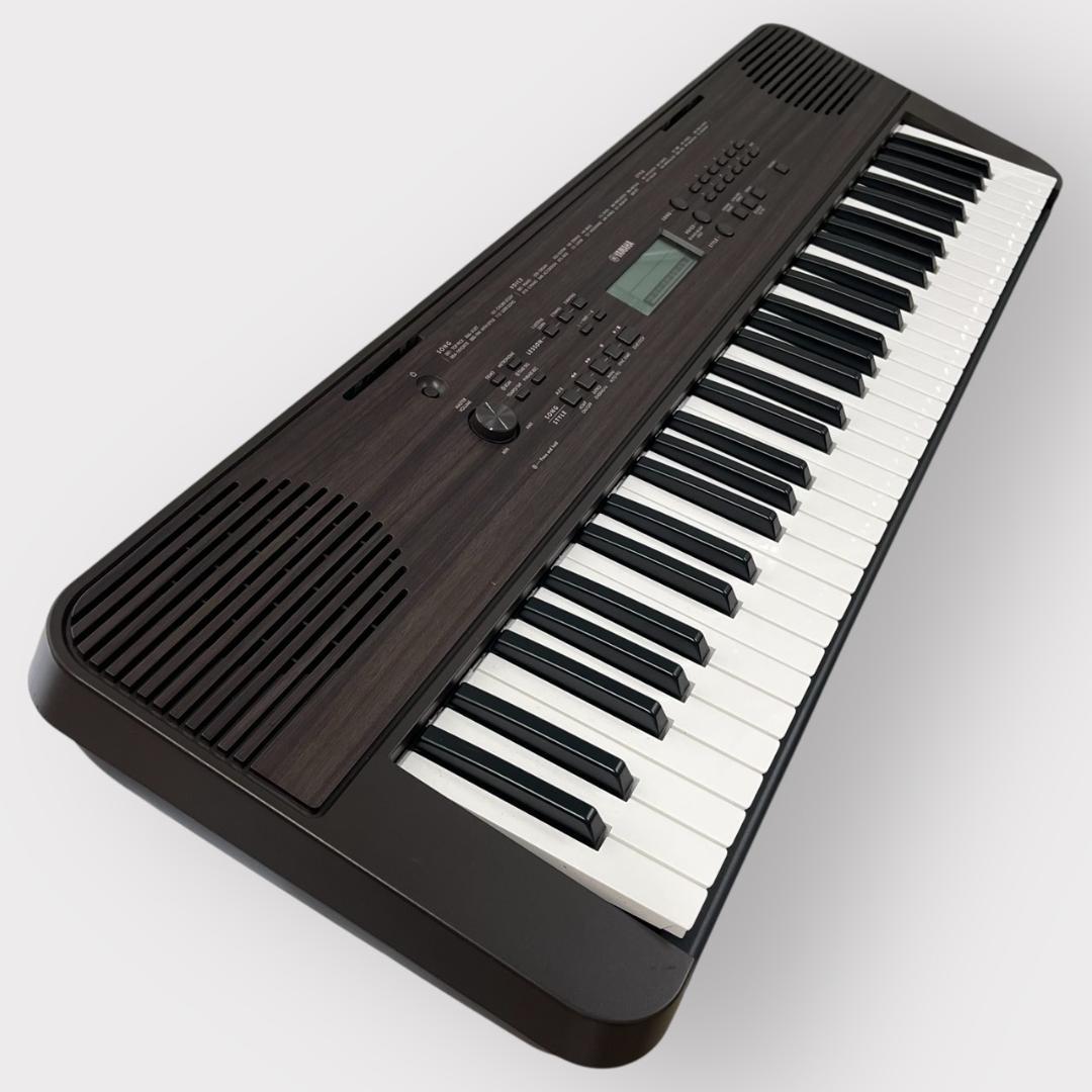 ヤマハ ポータブルキーボード 61鍵盤 ダークウォルナット PSR-E360DW