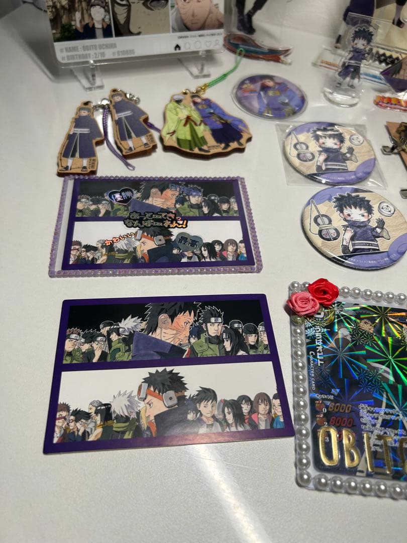 NARUTO ナルト　NARUTO展　うちはオビト　トビ　うちはマダラ　缶バッジ