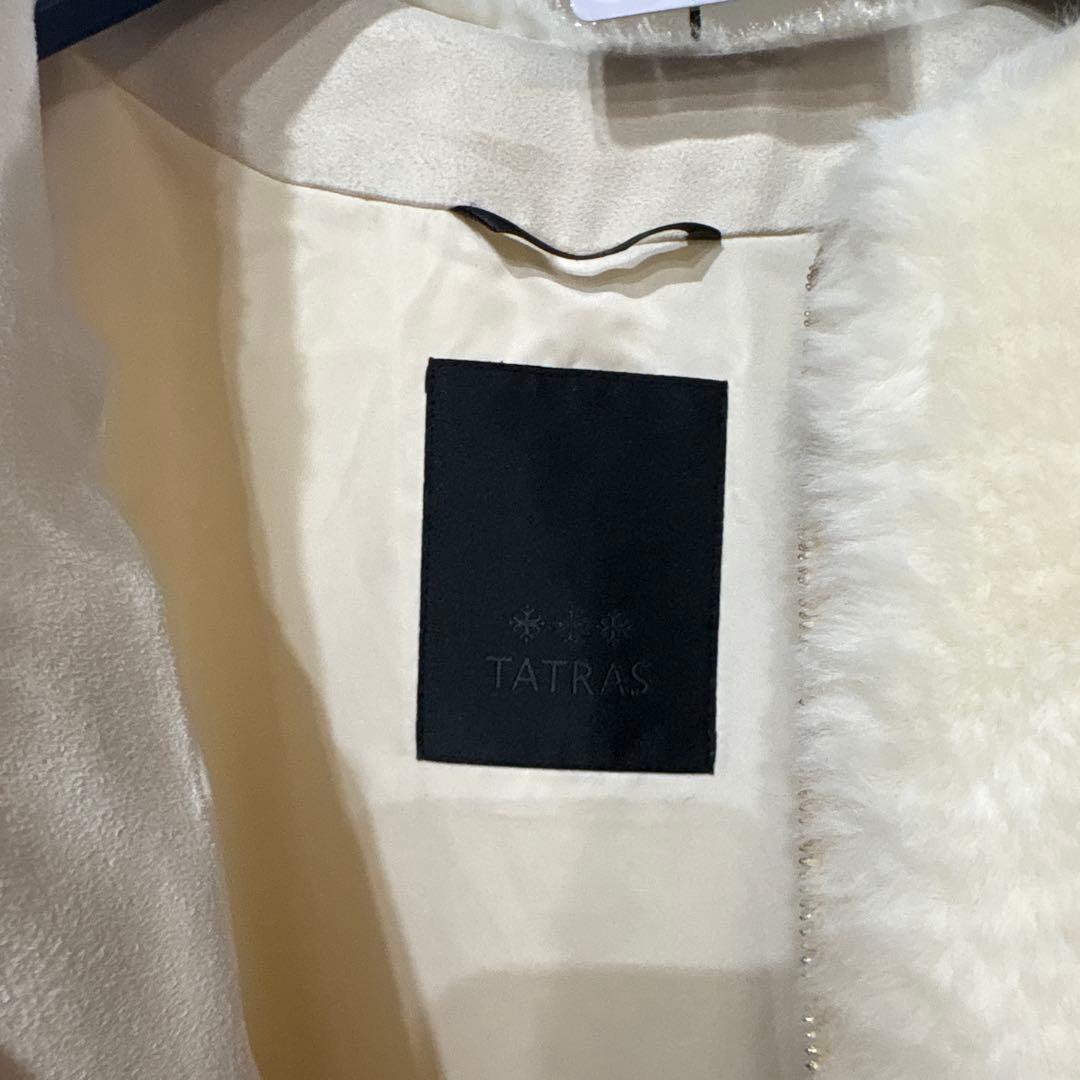 TATRAS タトラス ホワイト ファーコート 03