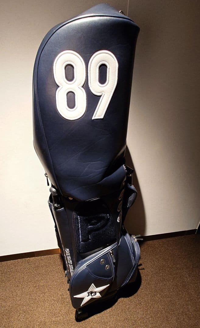 パ*コ様 【美品】PEARLY GATES キャディバッグ89ネイビー・スタンド