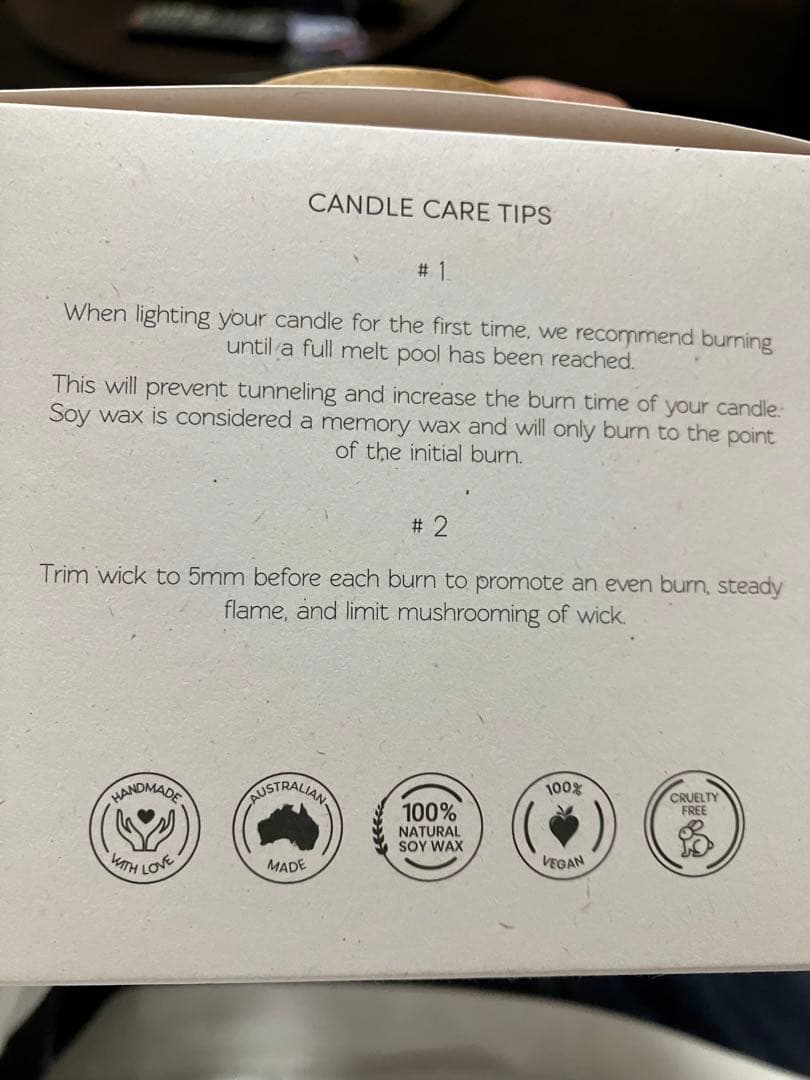 ミントストーンキャンドル　メルボルン