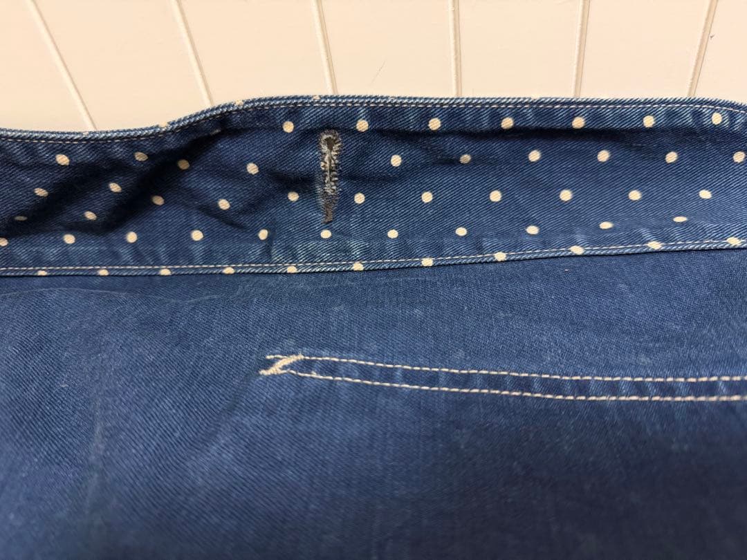 RRL ドット柄カバーオール