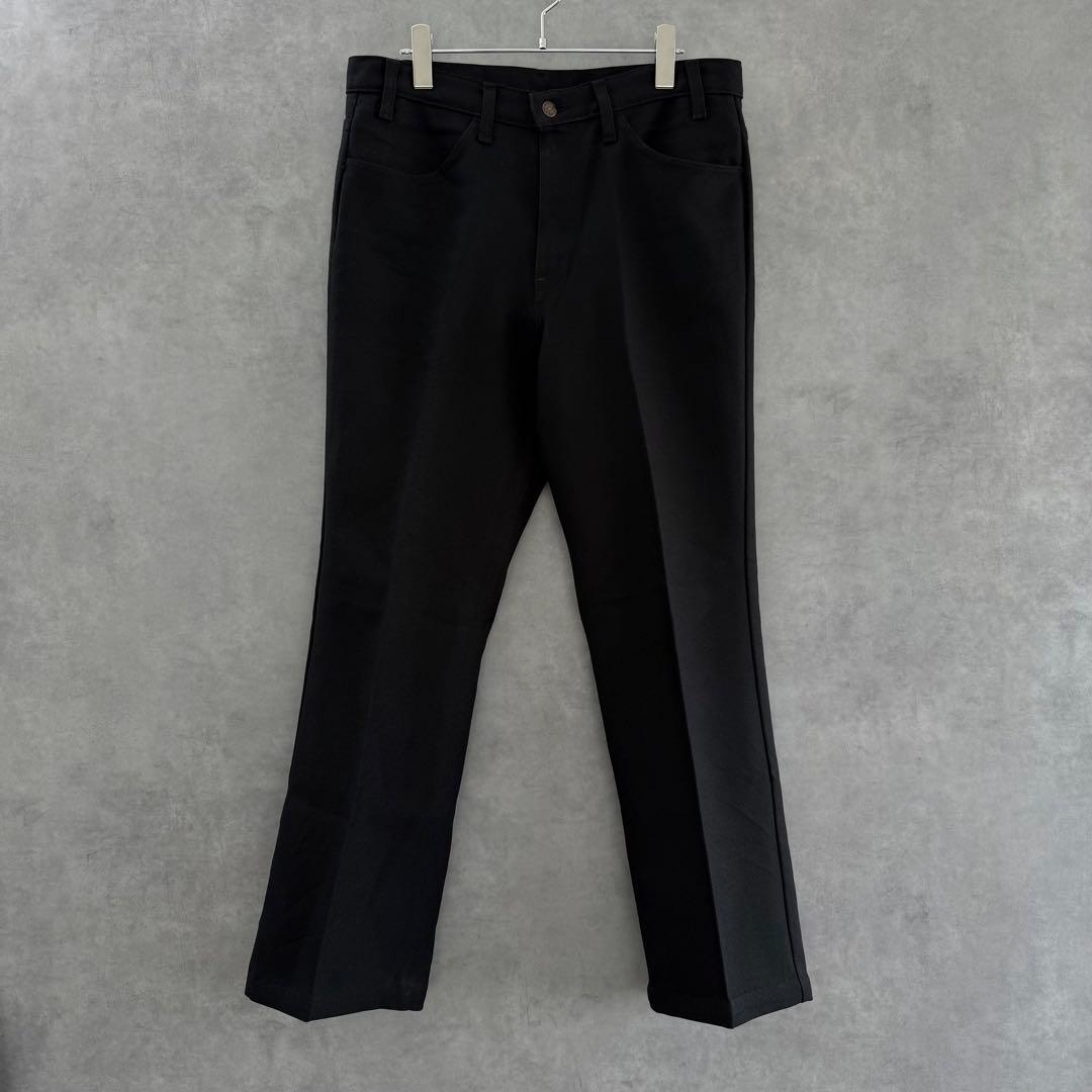 90s USA製 Levi’s スタプレスト スタプレ ブラック 黒 スラックス