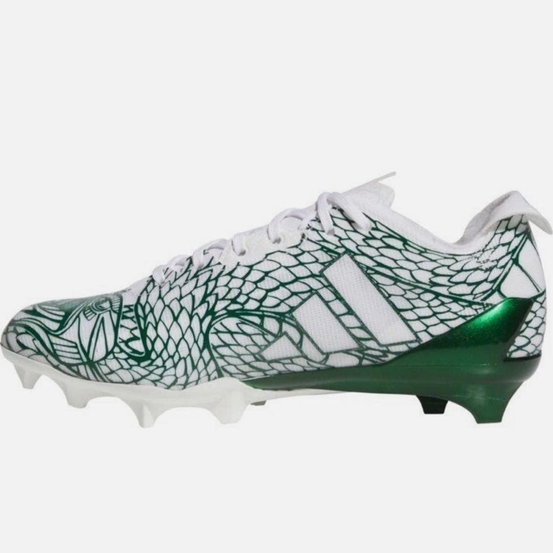 アディダス 29 アディゼロ エレクトリック アメフト スパイク シューズ 緑