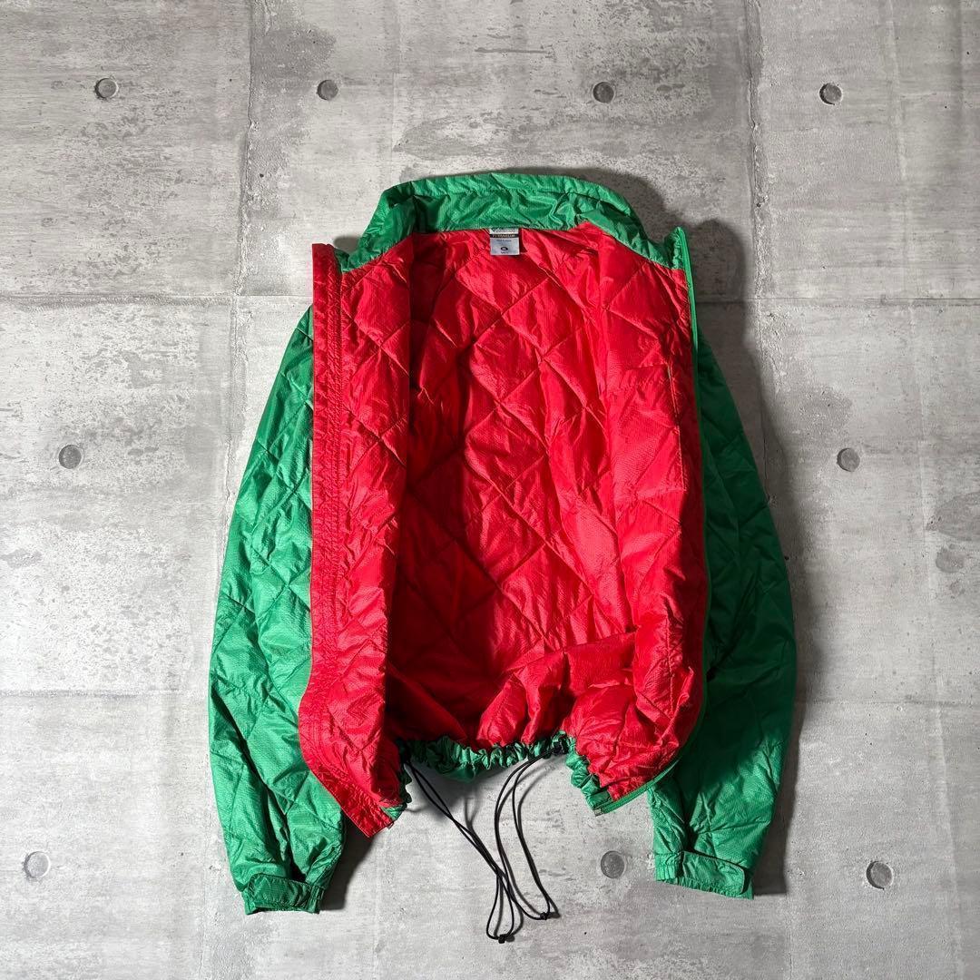 Columbia ダイヤキルト ダウンジャケット 短丈 ドローコード y2k 緑