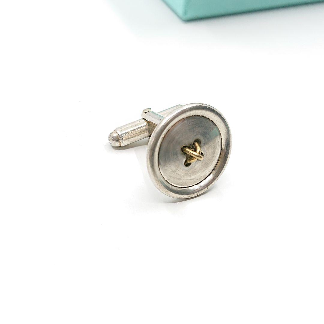 ※専用です！ 18金 コンビ ボタン カフス 片方