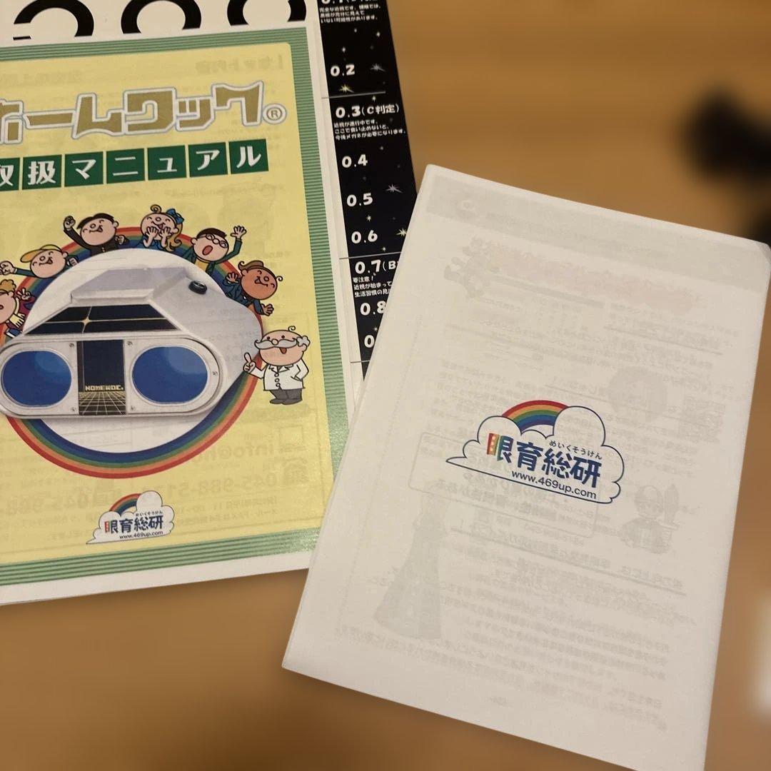 ホームワック　視力回復　トレーニング　眼育総研