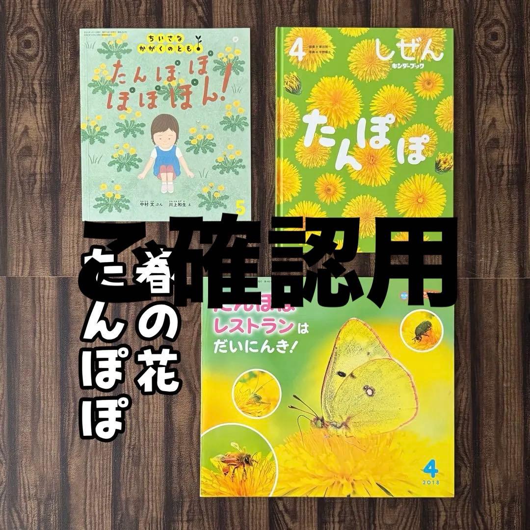 たんぽぽ　ちいさなかがくのとも　キンダーブックしぜん　ビッグサイエンス