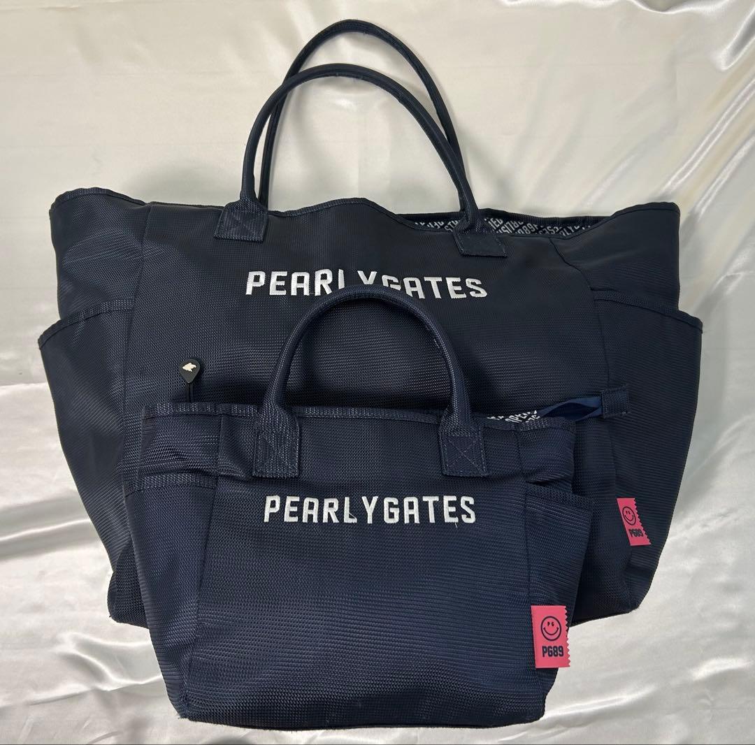 中古 パーリーゲイツ(PEARLY GATES) ロッカー・ラウンドバッグSET