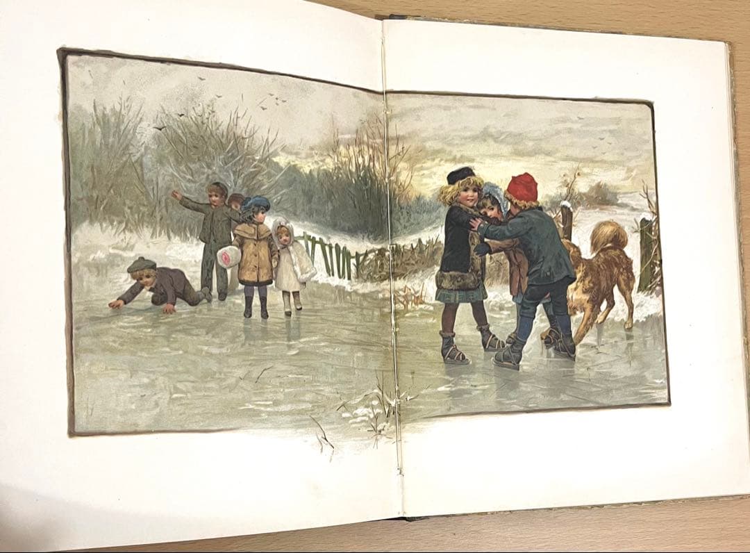 No.365 希少 古書 洋書 絵本 アンティーク ビクトリアン 詩集 児童書