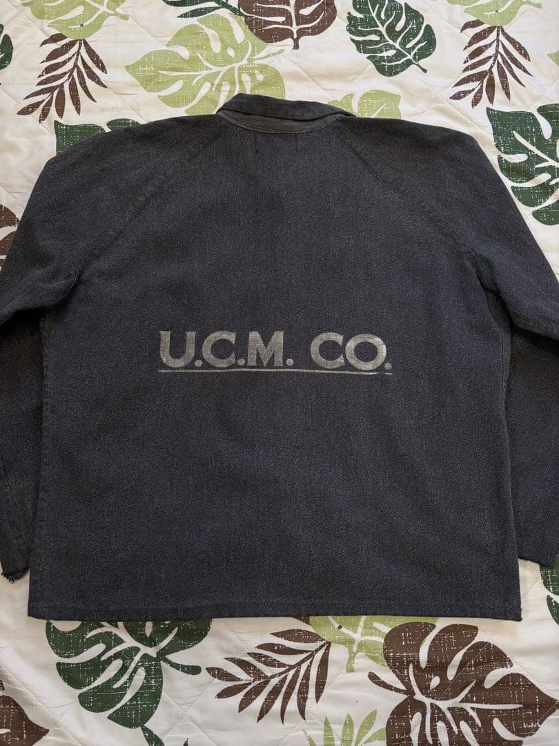 60s ブラックシャンブレー　コーチジャケット