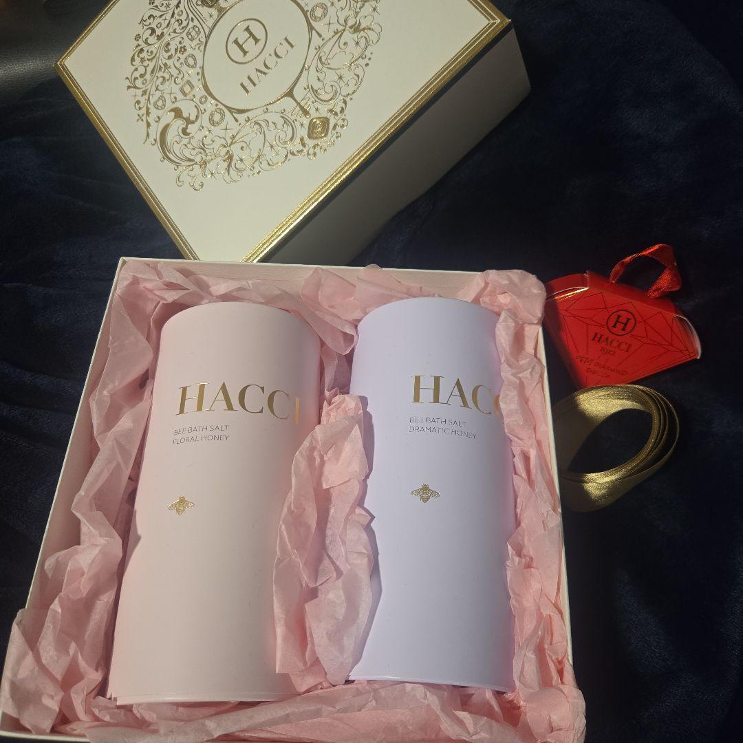 HACCI バスソルトセット ピンク・パープル