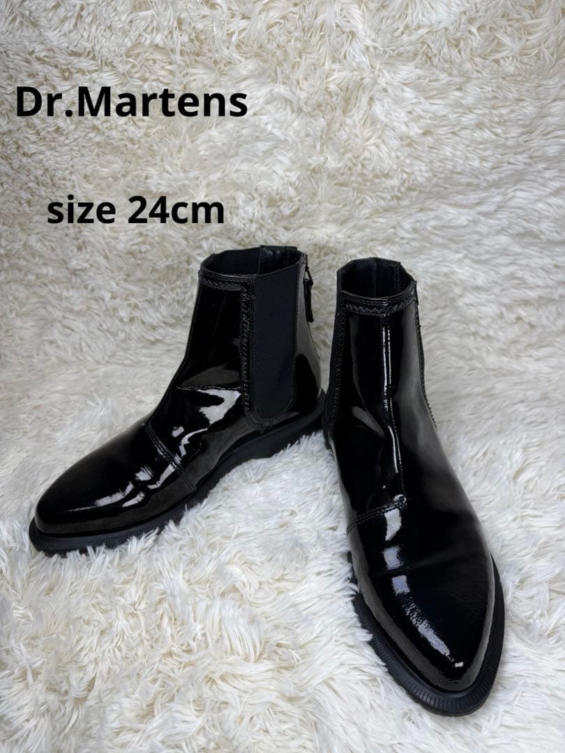 Dr.Martens ドクターマーチン サイドゴア　ブーツ ブラック　黒　24