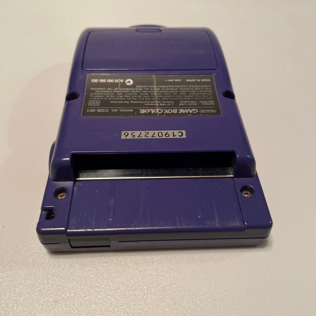 【動作確認済み】ゲームボーイカラー　パープル　ソフト12本セット