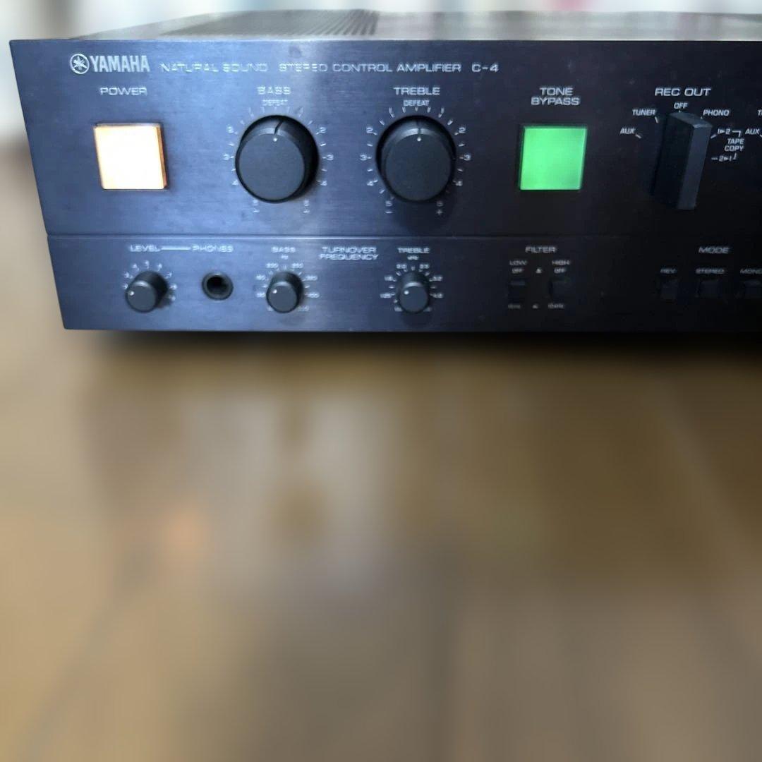 YAMAHA ヤマハ B-4 パワーアンプ C-4 コントロールアンプセット