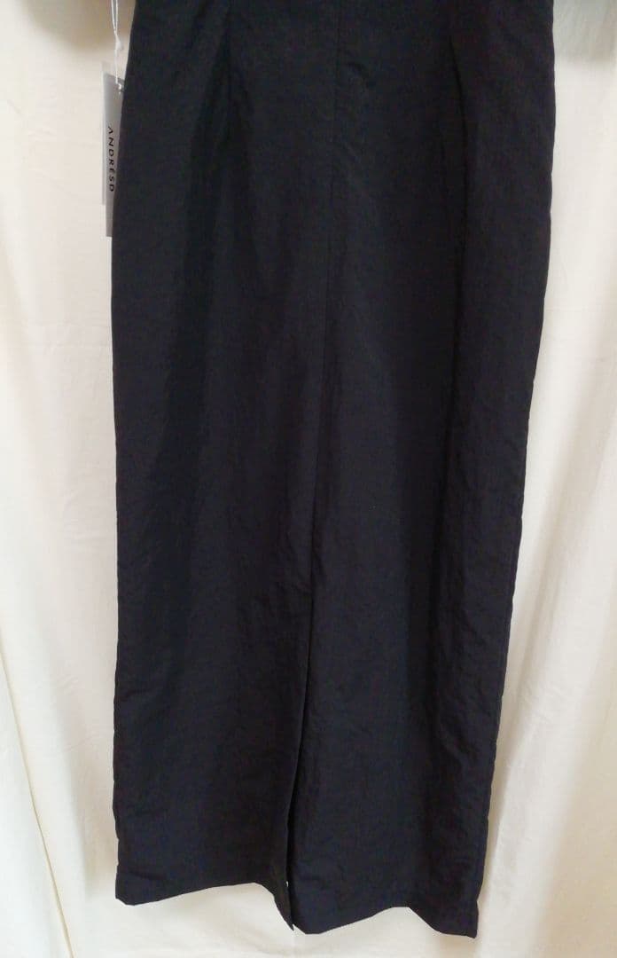 ANDRESD deccolete dot dress 結婚式 ワンピース