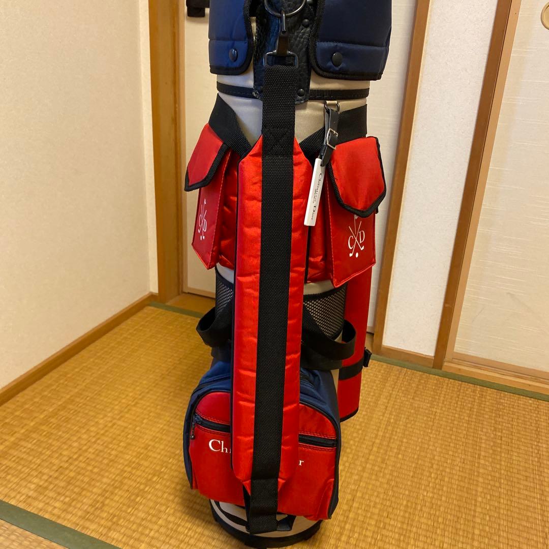 CXD キャディバッグ 青赤 コンビネーション