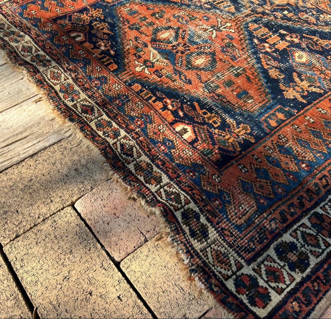 ヴィンテージ ハンドメイド ラグ・カーペット•マット アンティーク