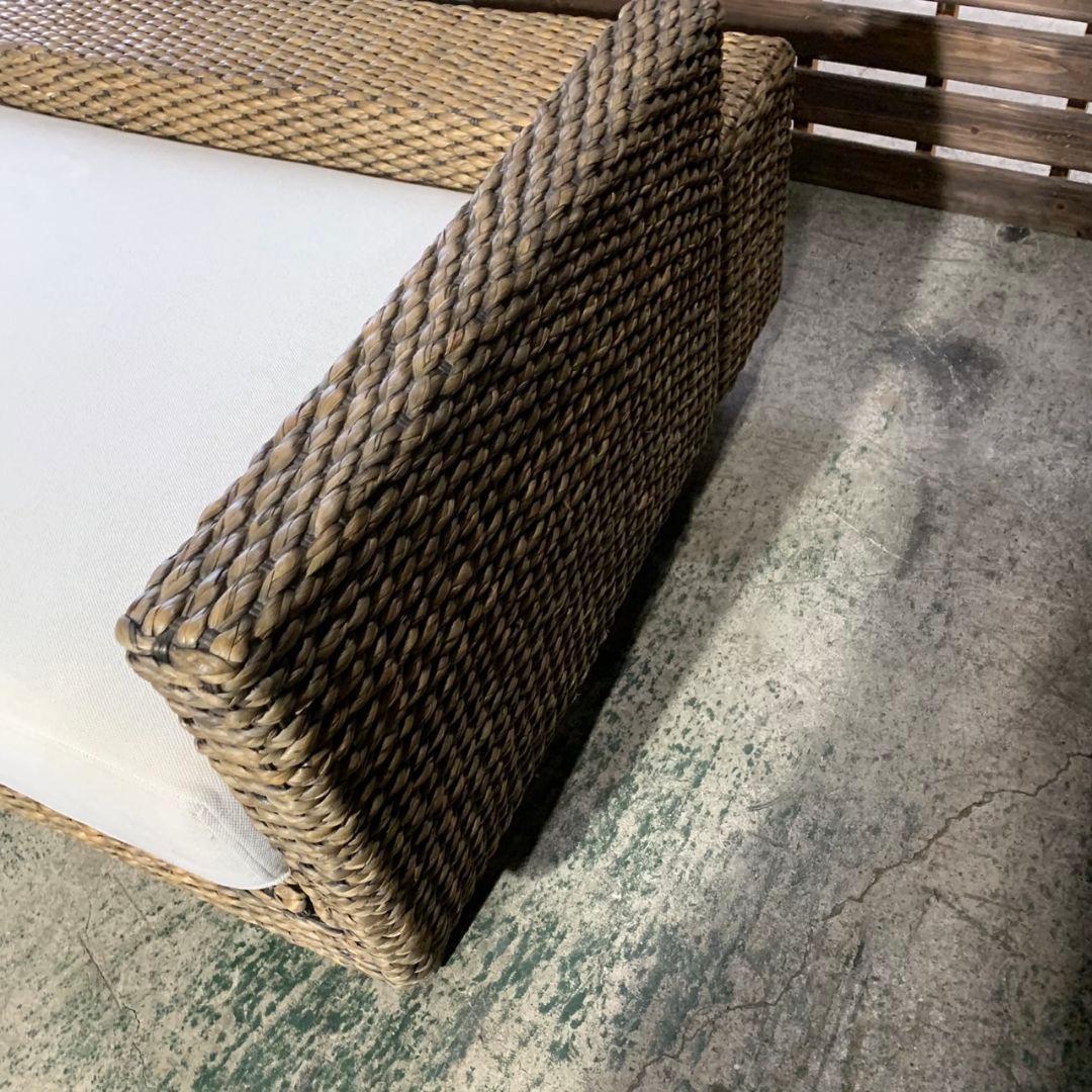 きょうこ 直接引取 H619\" アジアンソファ L型 ファブリック