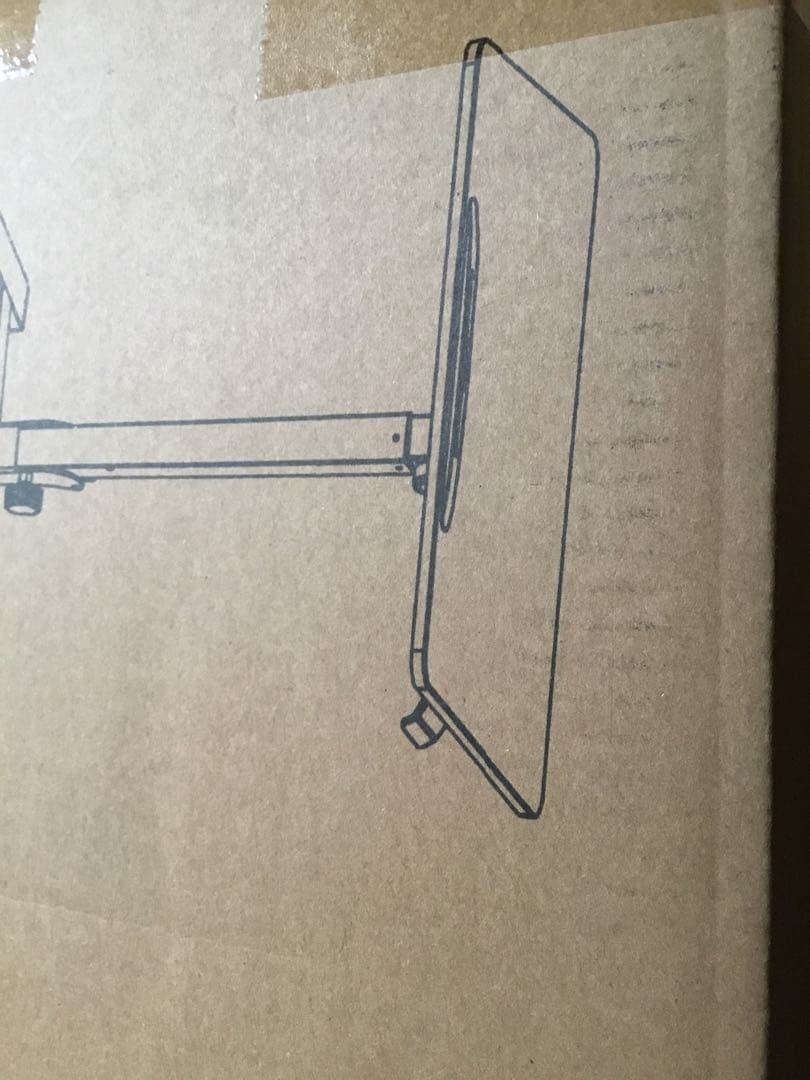 二種折りたたみ昇降デスク移動式 幅65奥48高さ調節72.5-107耐荷8kg