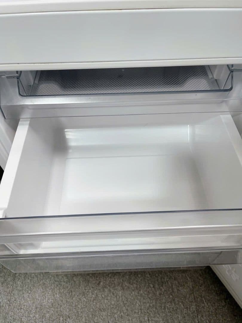 福岡配送、設置込み2022年製Haier JR-NF148CK ブラック冷蔵庫