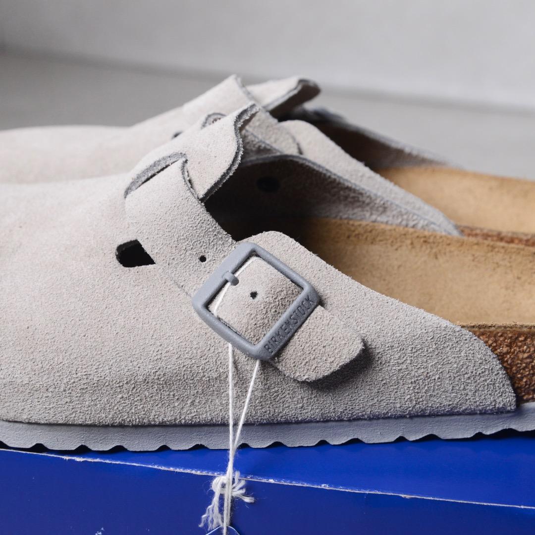 【未使用品】ビルケンシュトック ボストン BS ストーン グレー