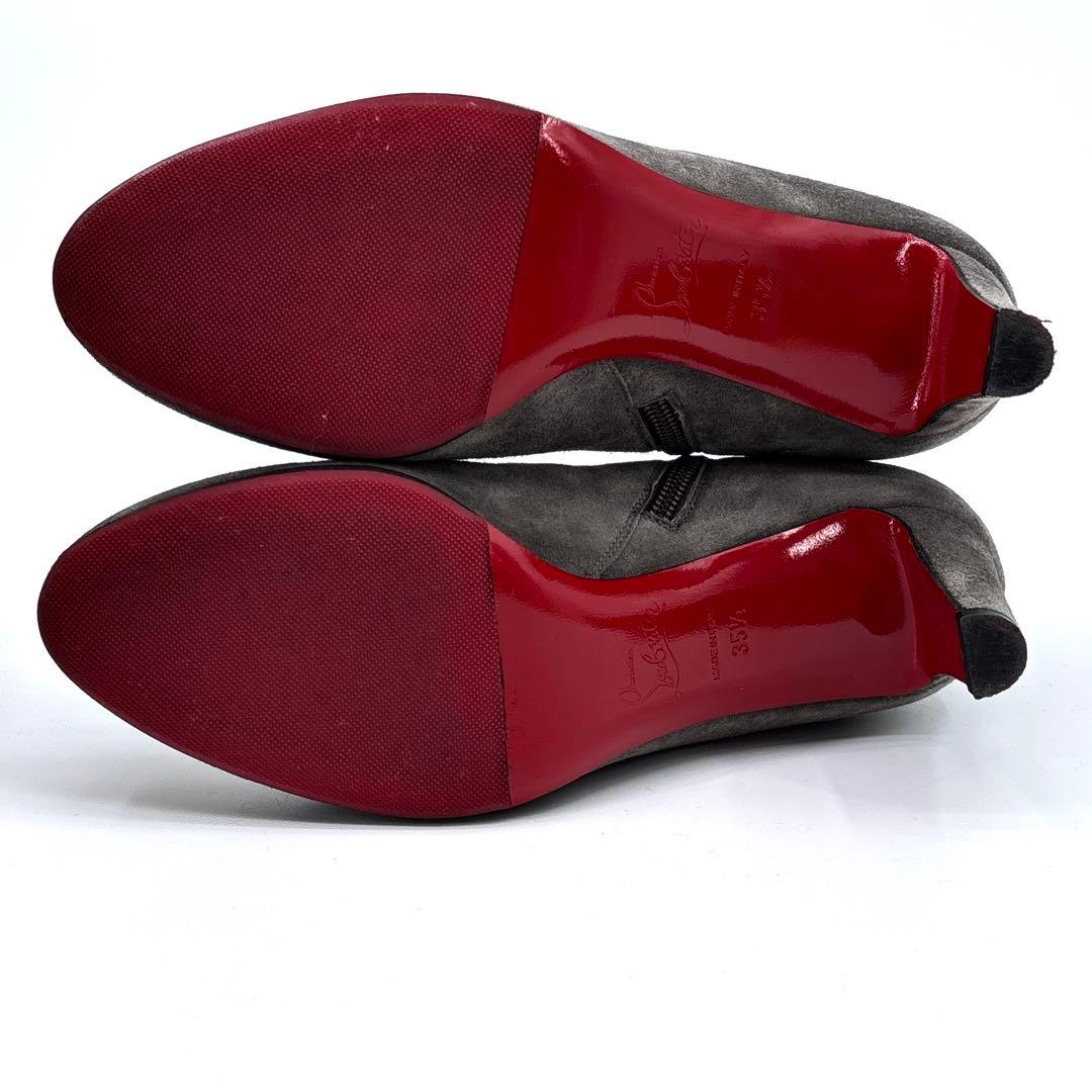 極美品】 Louboutin　クリスチャンルブタン スエード　ショートブーツ