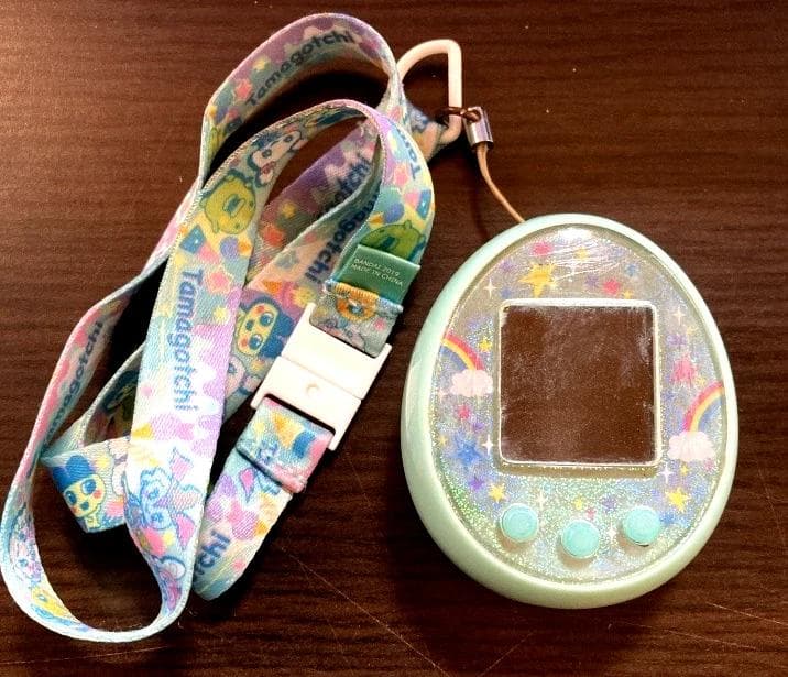 【動作確認済】たまごっちみーつ　マジカル　グリーン　ストラップ付　SH6