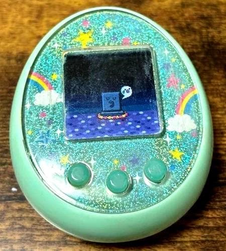 【動作確認済】たまごっちみーつ　マジカル　グリーン　ストラップ付　SH6