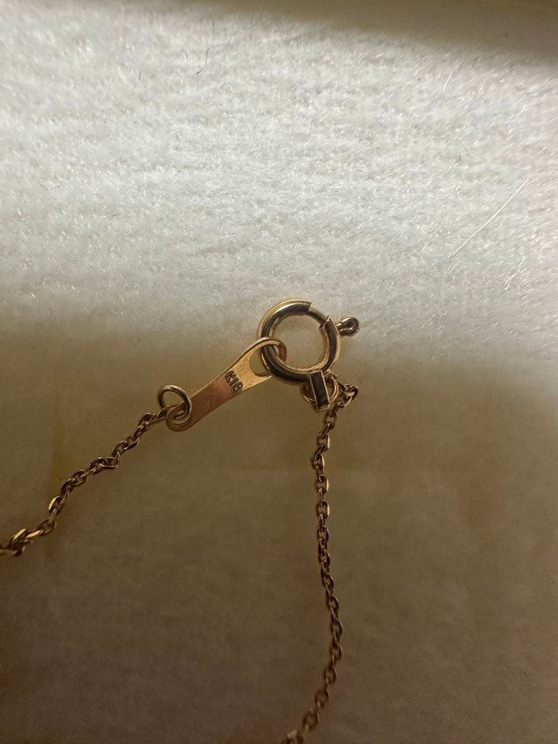 TAKE-UP ダイヤ　地金　リバーシブル　ネックレス　k18PG