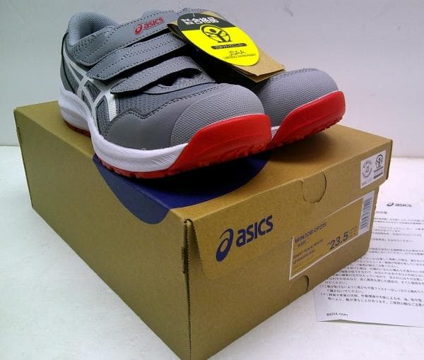未使用 23,5cm●アシックス 安全靴 ウィンジョブ CP215