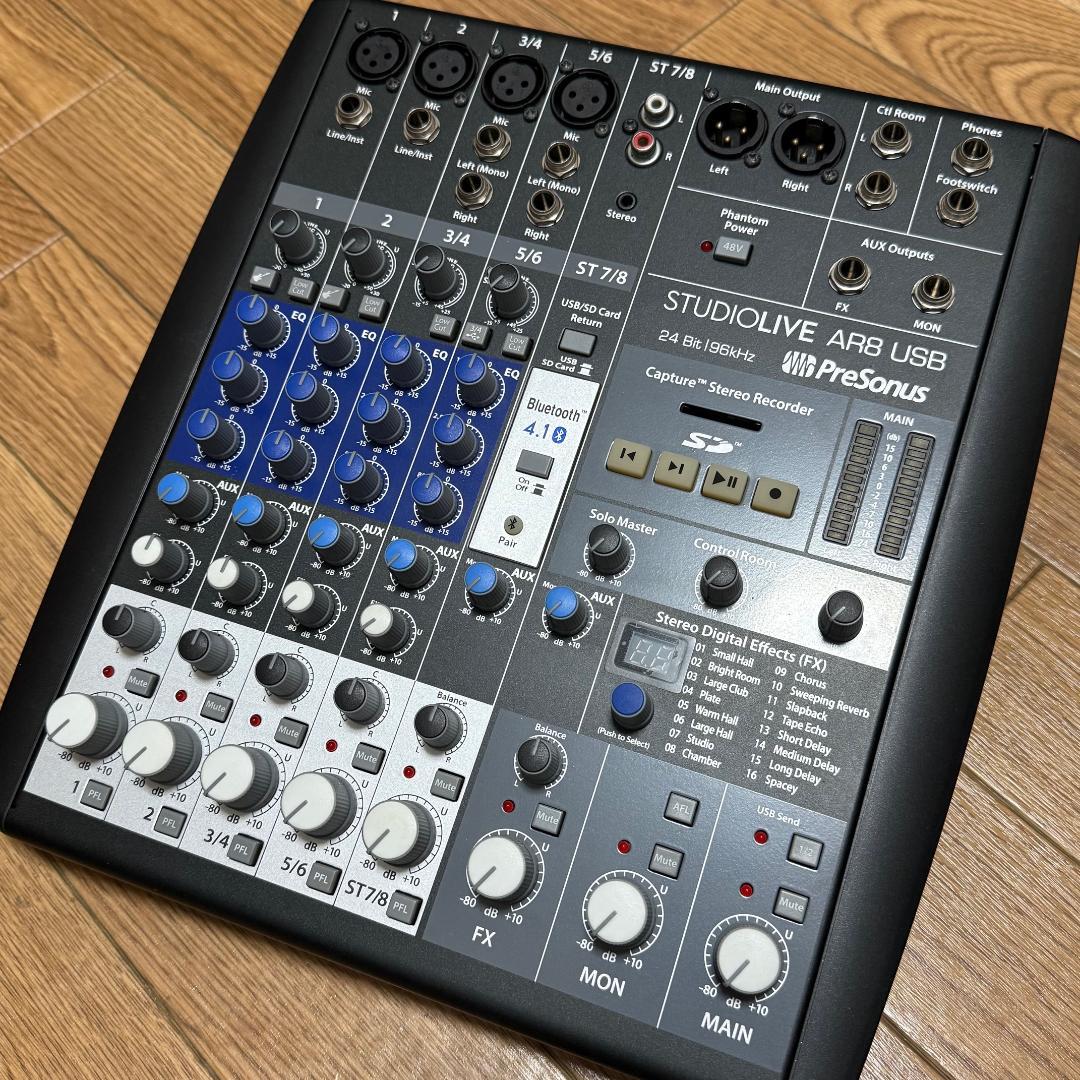 DJ機材 PreSonus STUDIOLIVE AR8 USB