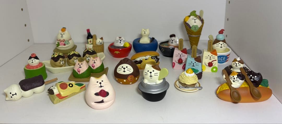 猫の置物(食べ物) 20個