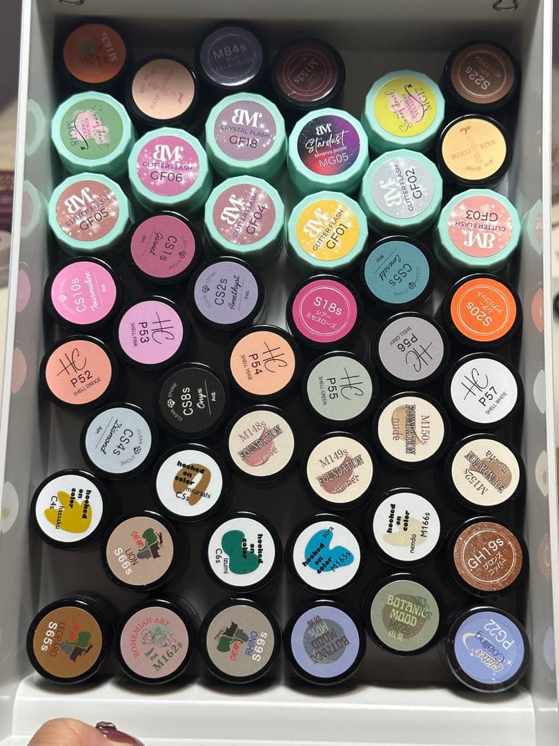 Mirageカラージェル72色セット