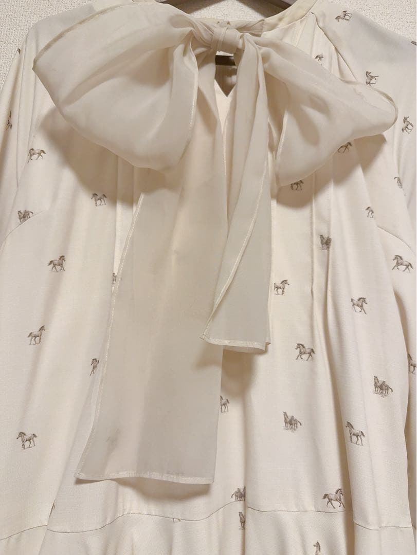 新品✴︎CELFORD セルフォード ビッグリボンフレアワンピース