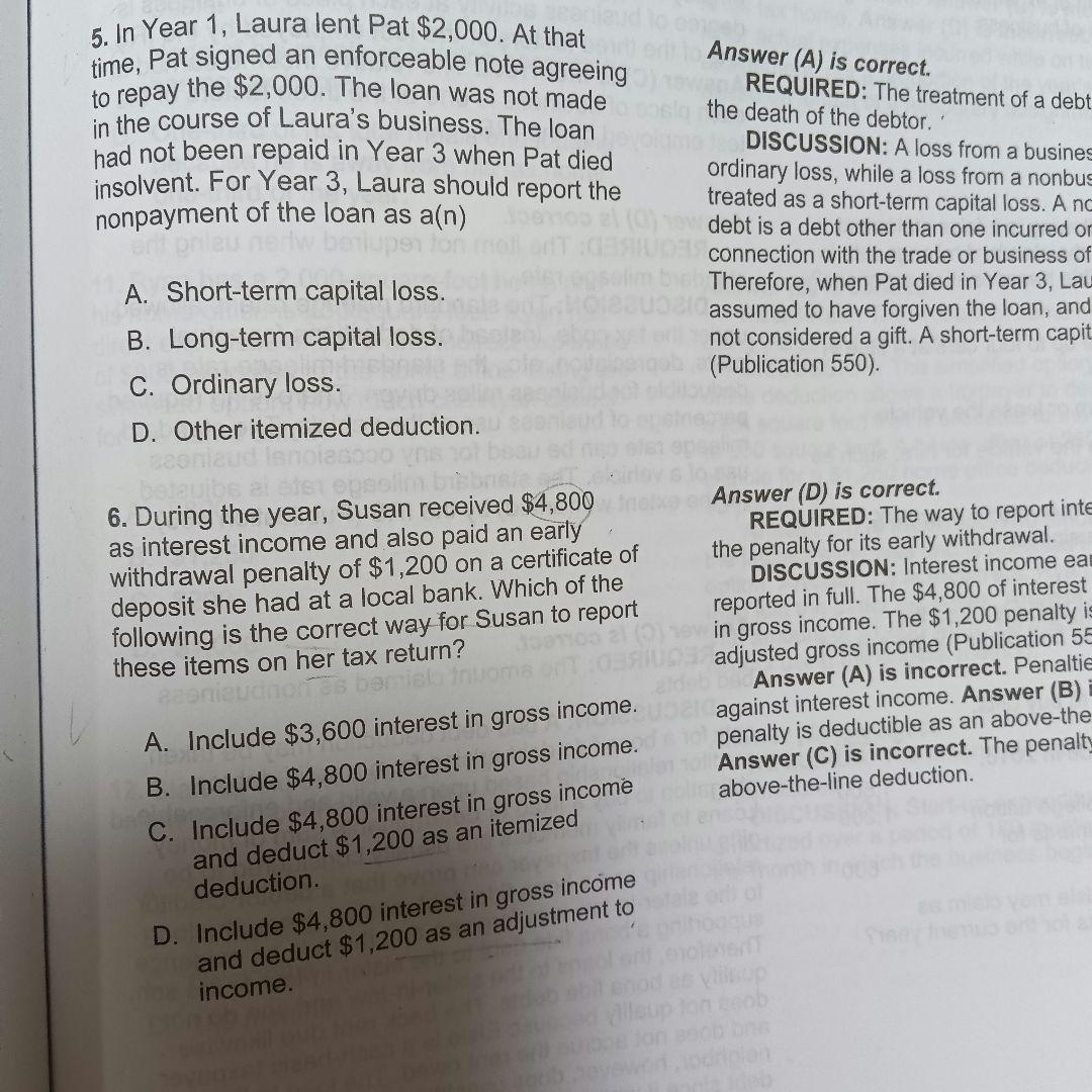 TAC米国税理士Gleim 2022年版　全問ポイント日本語解説付き