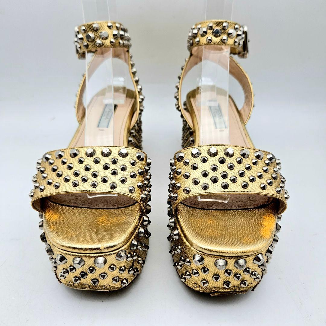 PRADA プラットフォーム サンダル　〈625〉