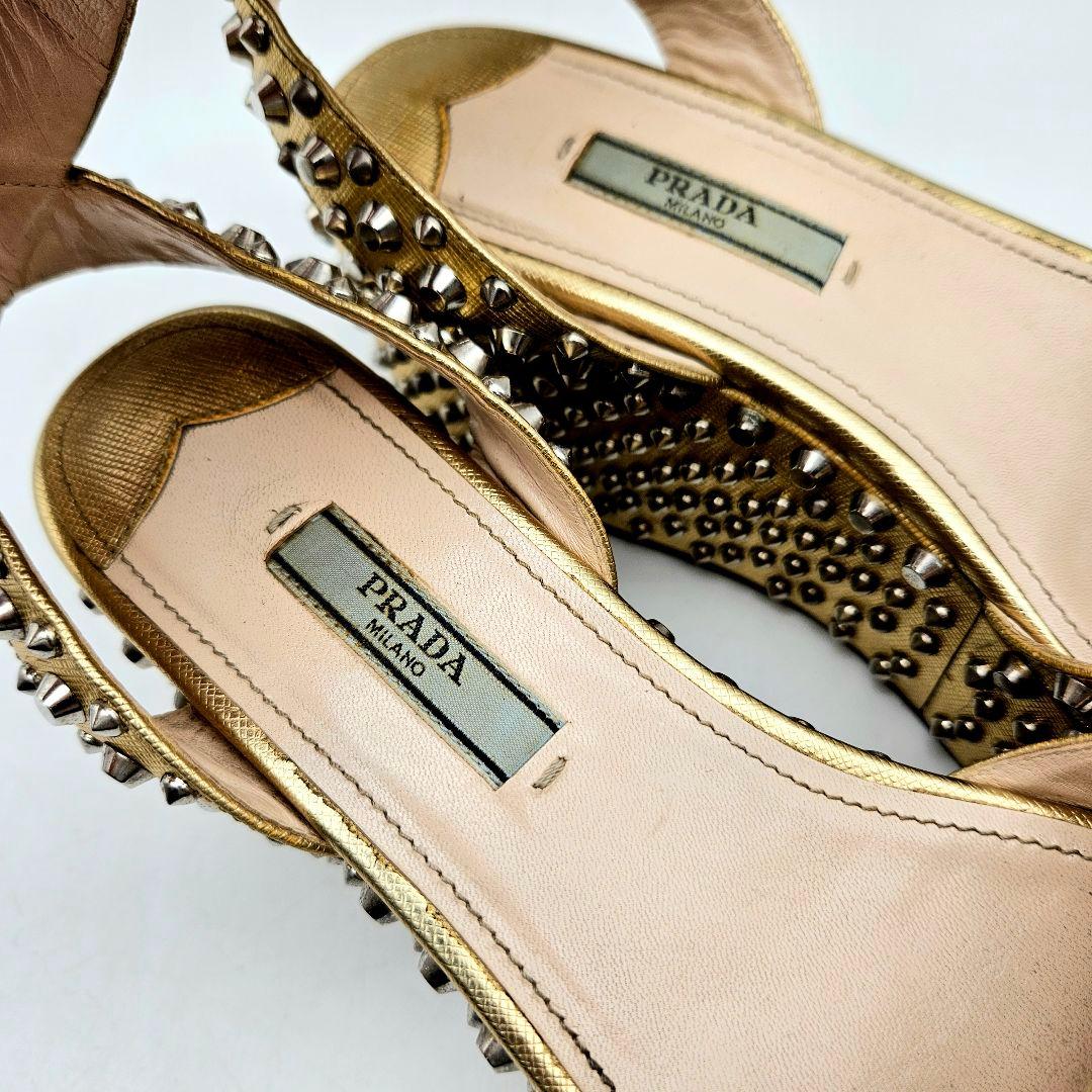 PRADA プラットフォーム サンダル　〈625〉