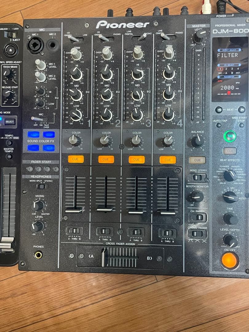 Pioneer CDJセット DJM-800 CDJ1000MK3 テクニクス